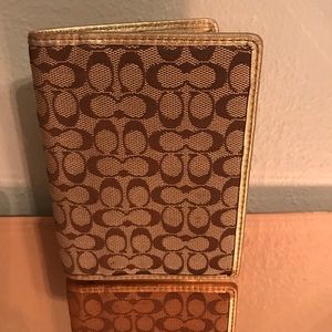 Coach passport holder